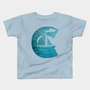 Sail Across the C Kids T-Shirt